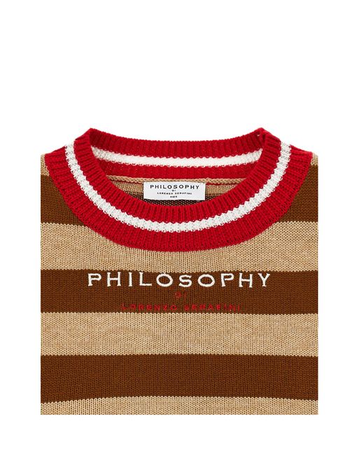 Maglia, bambina, logata. PHILOSOPHY | I9F301 6062P206